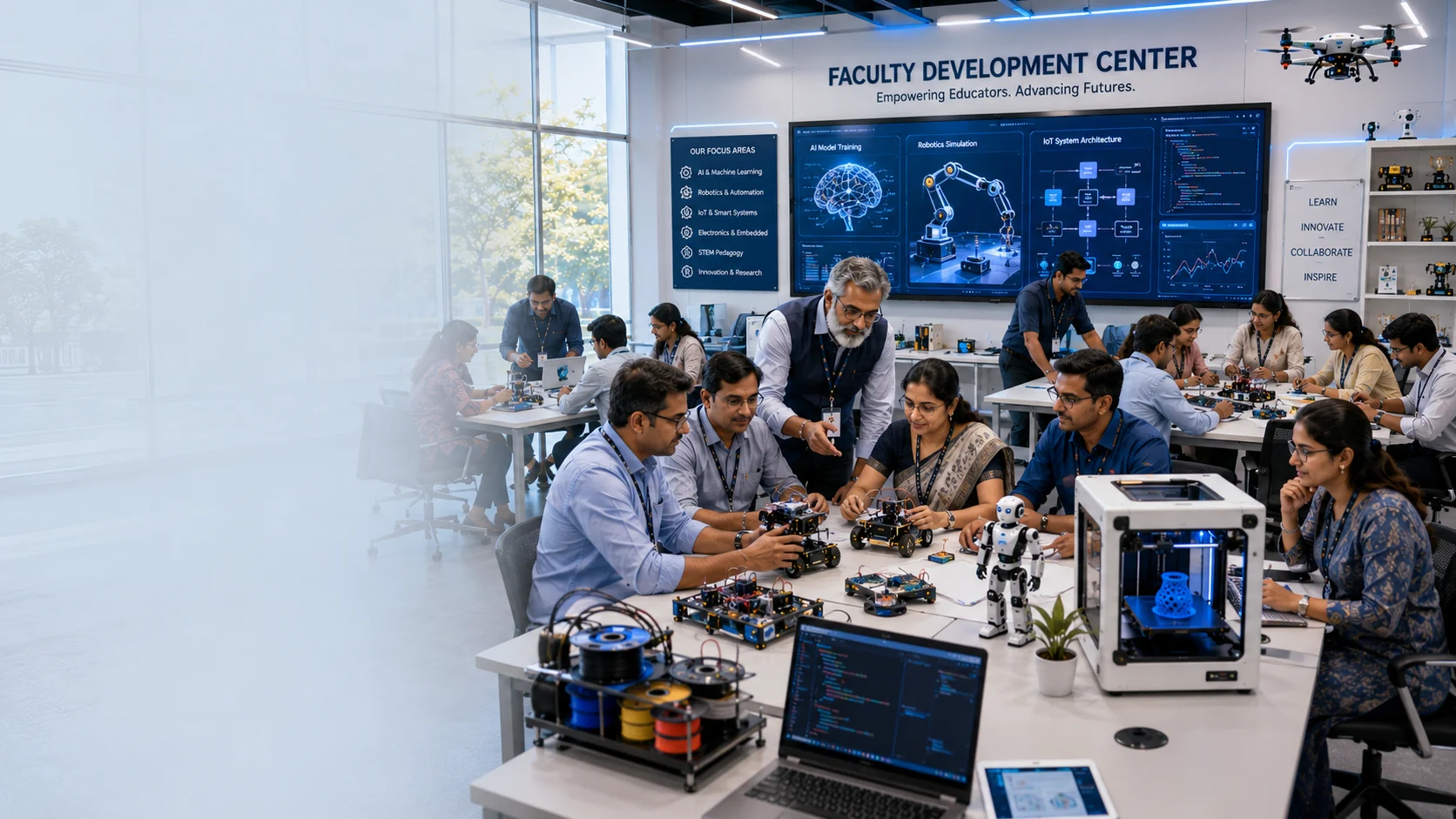 Teachers trained by IIT professors, scientists & industry experts