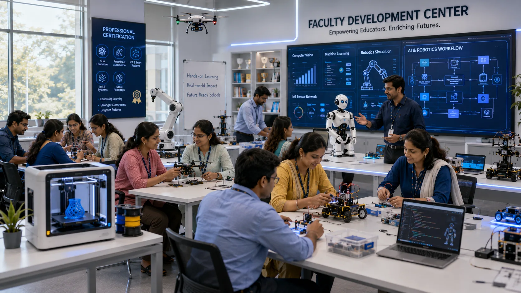 Teacher training by IIT professors
